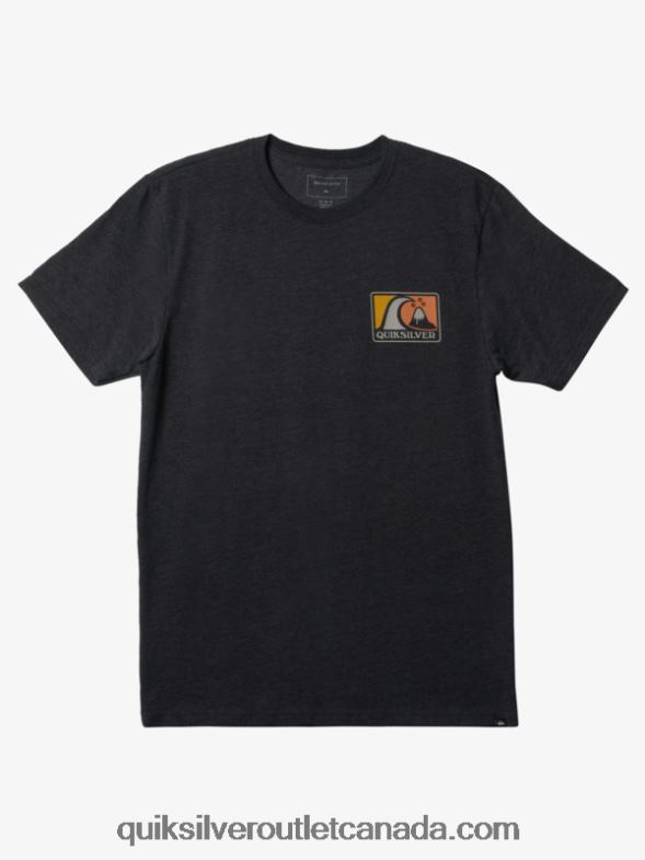 CA Quiksilver Men Mellow Bubble Mod T-Shirt charcoal heather TX4R2426