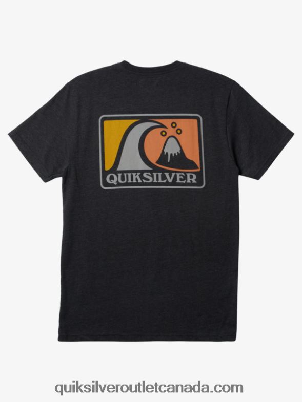CA Quiksilver Men Mellow Bubble Mod T-Shirt charcoal heather TX4R2426