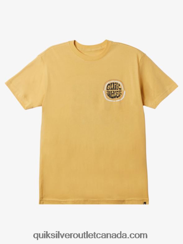 CA Quiksilver Men Mile High T-Shirt ochre TX4R21640
