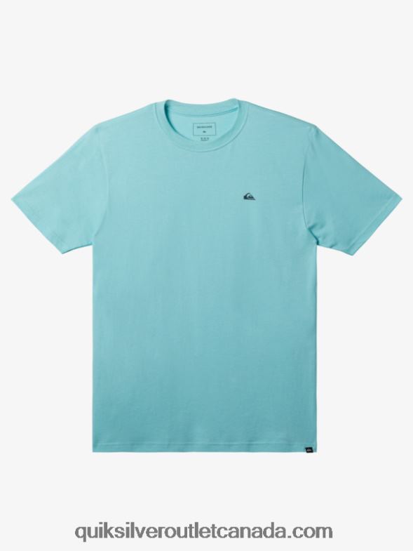 CA Quiksilver Men Mw Mini Logo T-shirt angel blue TX4R2113