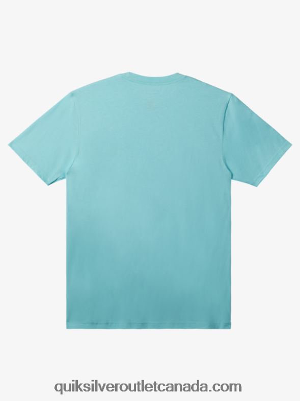CA Quiksilver Men Mw Mini Logo T-shirt angel blue TX4R2113