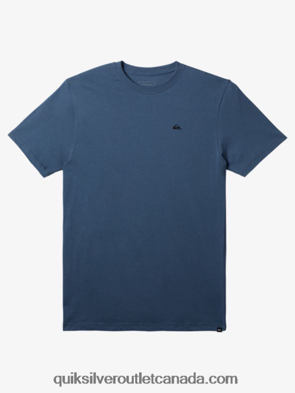 CA Quiksilver Men Mw Mini Logo T-shirt bering sea TX4R2111