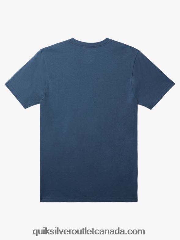 CA Quiksilver Men Mw Mini Logo T-shirt bering sea TX4R2111