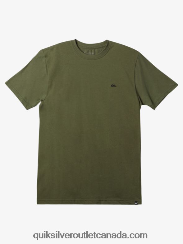 CA Quiksilver Men Mw Mini Logo T-shirt four leaf clover TX4R2112
