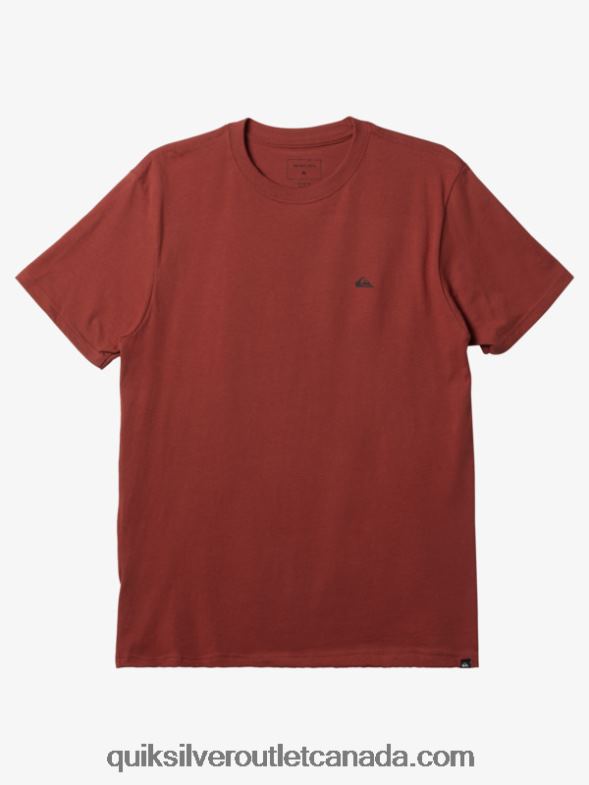 CA Quiksilver Men Mw Mini Logo T-shirt marsala TX4R2115