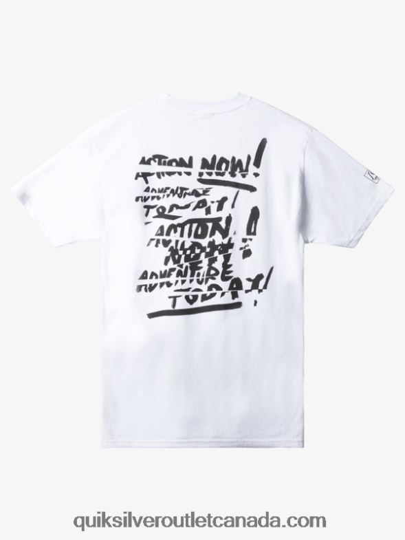CA Quiksilver Men Natas Now T-Shirt white TX4R21656