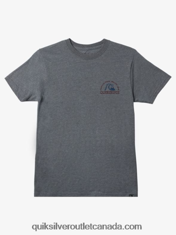 CA Quiksilver Men New Take Mod T-shirt medium grey heather TX4R21072