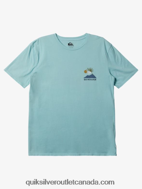 CA Quiksilver Men New Tribe T-Shirt angel blue TX4R2233