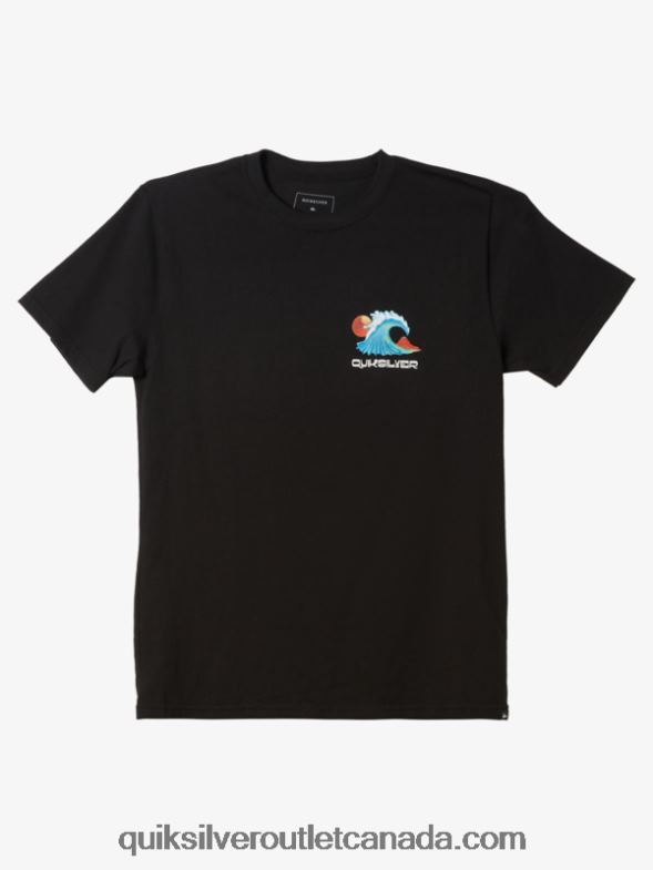 CA Quiksilver Men Ocean Bed T-shirt black TX4R21476