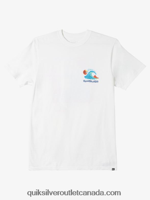CA Quiksilver Men Ocean Bed T-shirt white TX4R21477