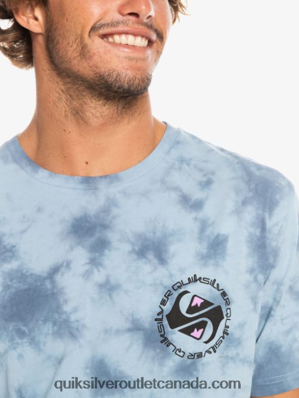 CA Quiksilver Men Omni Circle T-Shirt celestial blue TX4R21070