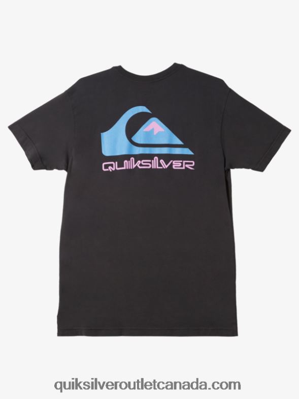 CA Quiksilver Men Omni Logo T-Shirt black TX4R2984