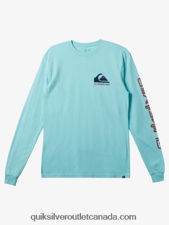 CA Quiksilver Men Omni Logo T-shirt angel blue TX4R2297