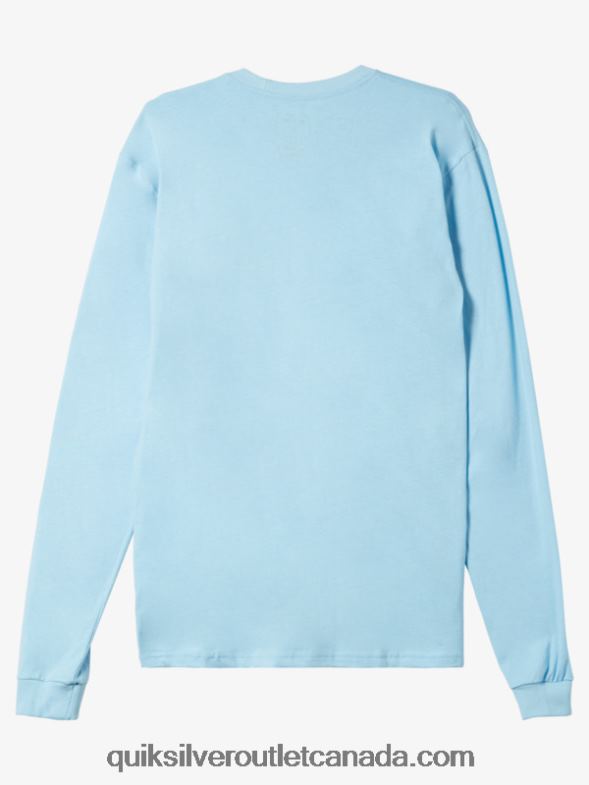 CA Quiksilver Men Omni Logo T-shirt sky blue TX4R2300