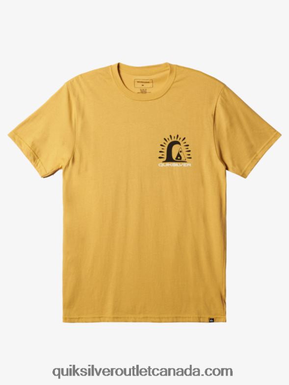 CA Quiksilver Men On The Edge T-Shirt ochre TX4R21504