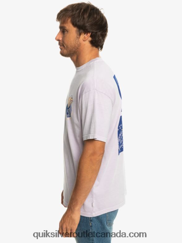 CA Quiksilver Men Out There T-Shirt pastel lilac TX4R21168