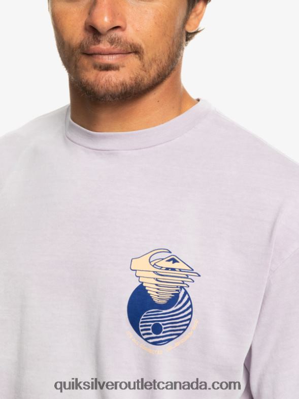 CA Quiksilver Men Out There T-Shirt pastel lilac TX4R21168