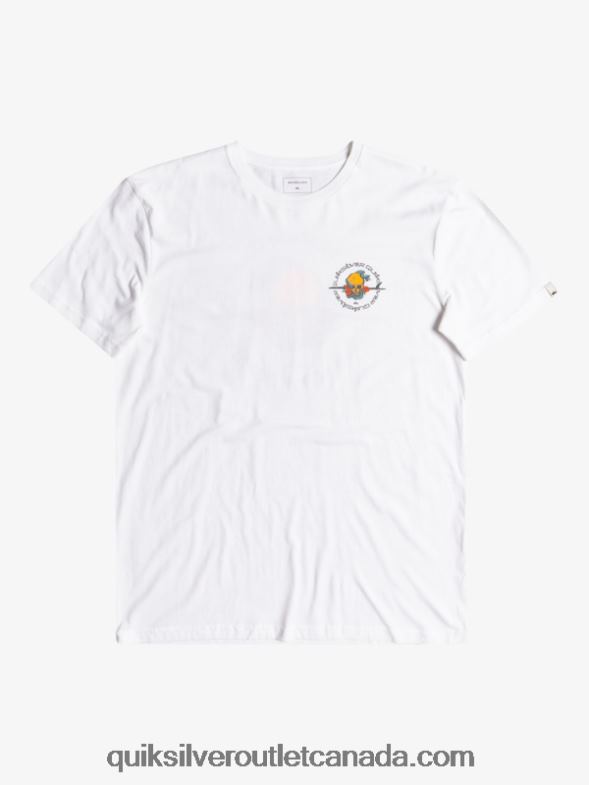 CA Quiksilver Men Outta Road - T-Shirt white TX4R21819