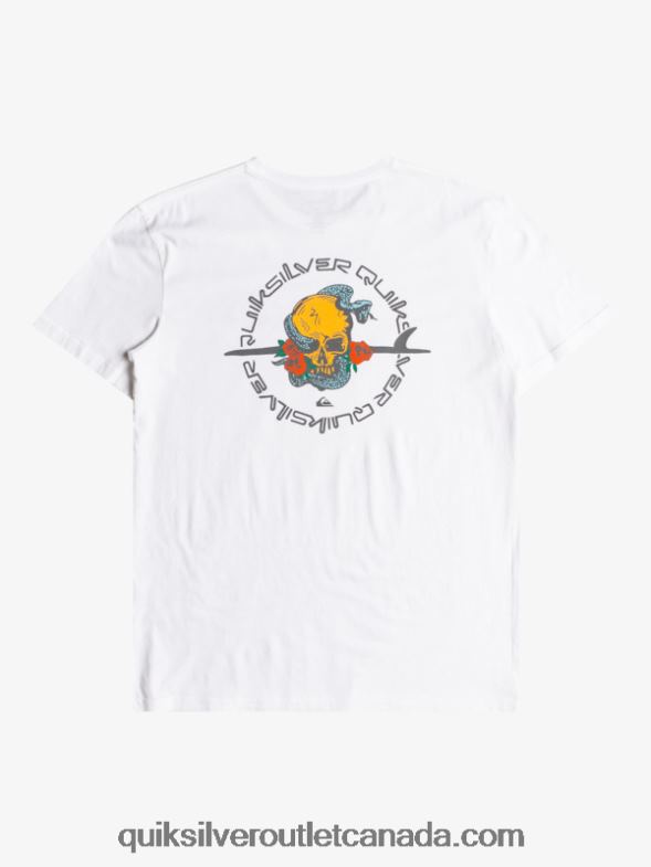 CA Quiksilver Men Outta Road - T-Shirt white TX4R21819