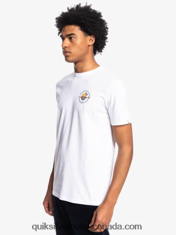 CA Quiksilver Men Outta Road - T-Shirt white TX4R21819