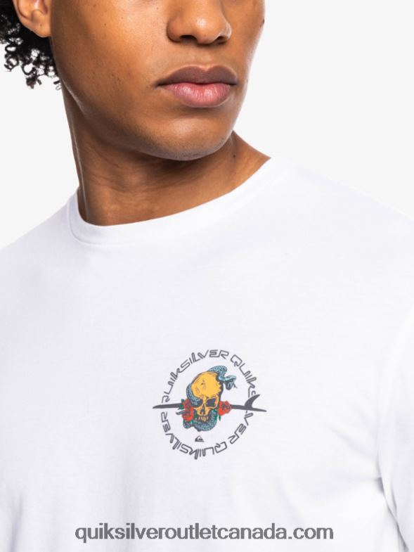 CA Quiksilver Men Outta Road - T-Shirt white TX4R21819