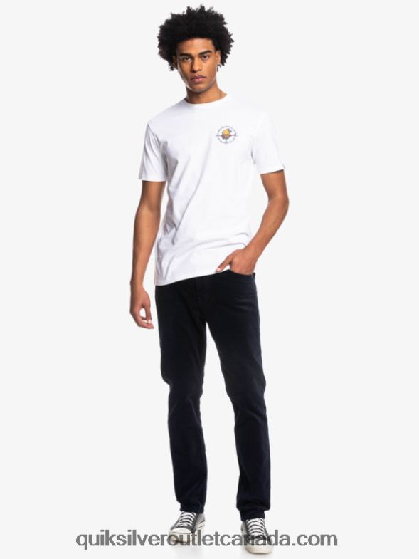 CA Quiksilver Men Outta Road - T-Shirt white TX4R21819