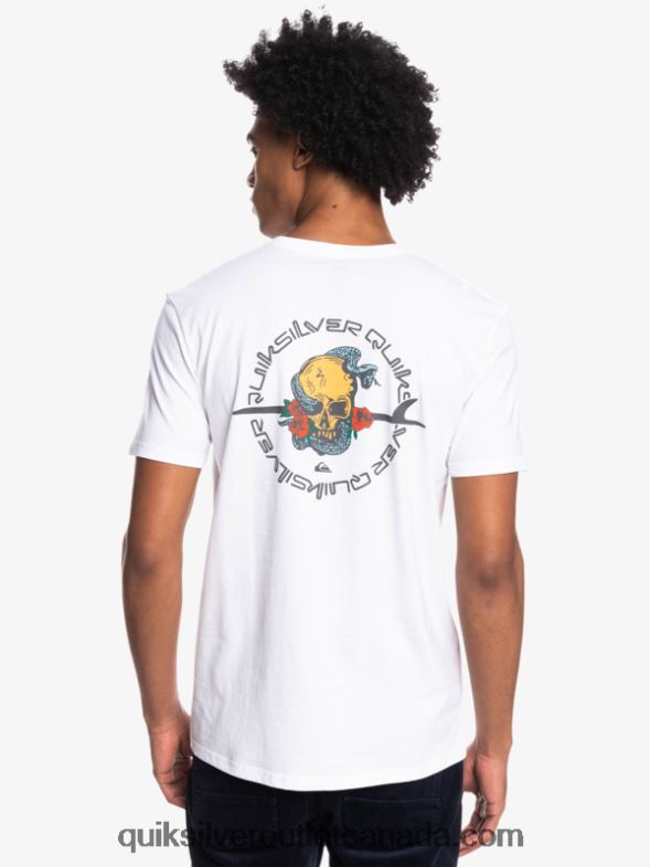 CA Quiksilver Men Outta Road - T-Shirt white TX4R21819