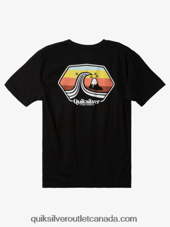 CA Quiksilver Men Port Of Call T-Shirt black TX4R21511