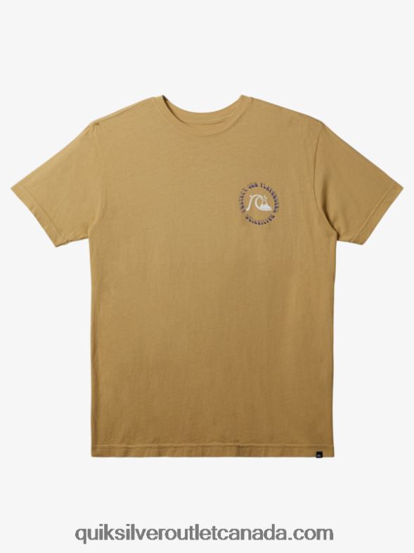 CA Quiksilver Men Protect Our Playground T-Shirt taos taupe TX4R2294