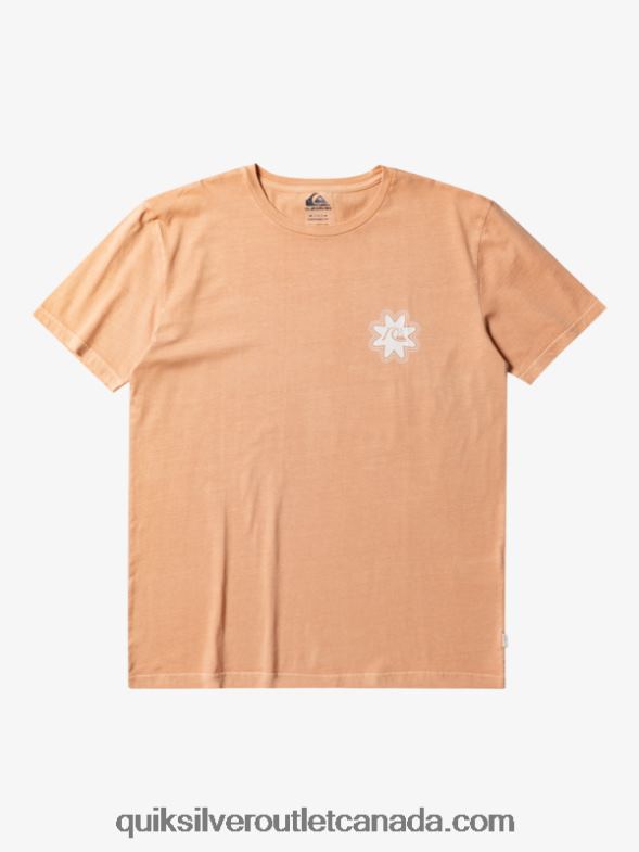 CA Quiksilver Men Psyched T-Shirt copper tan TX4R2754
