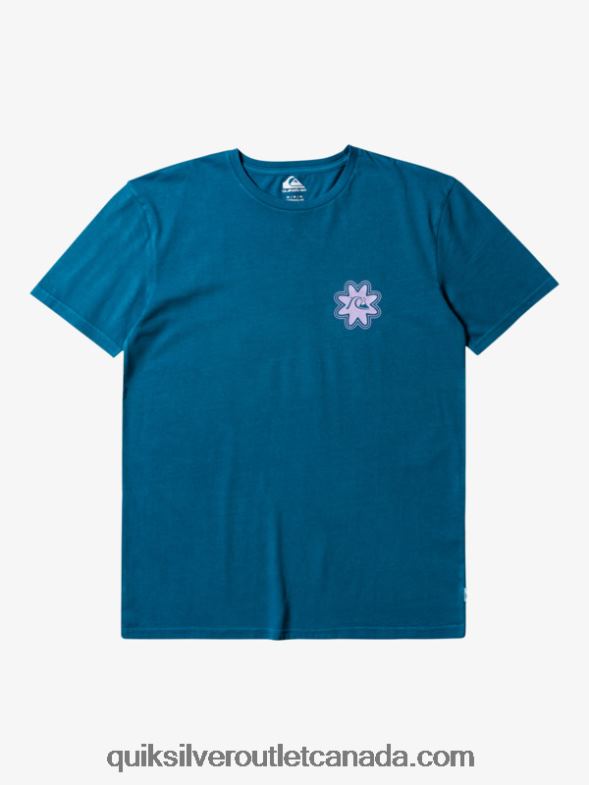 CA Quiksilver Men Psyched T-Shirt moroccan blue TX4R2755