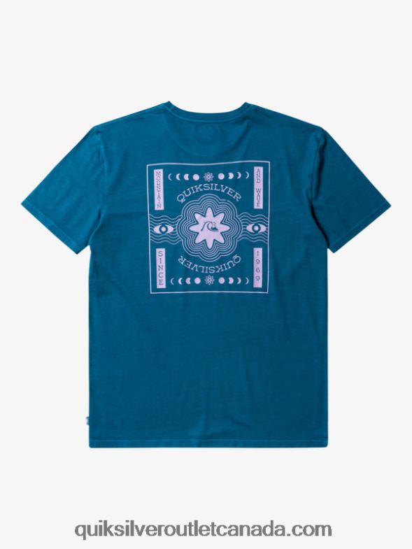 CA Quiksilver Men Psyched T-Shirt moroccan blue TX4R2755