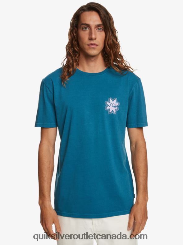 CA Quiksilver Men Psyched T-Shirt moroccan blue TX4R2755