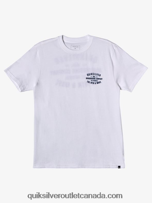 CA Quiksilver Men QS Surf Lockup T-shirt white TX4R2962