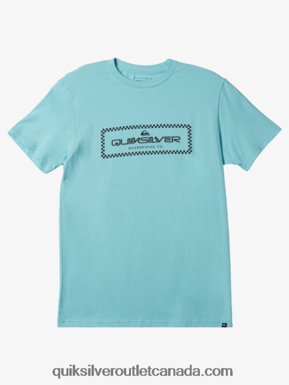 CA Quiksilver Men Rain Check T-Shirt angel blue TX4R2509