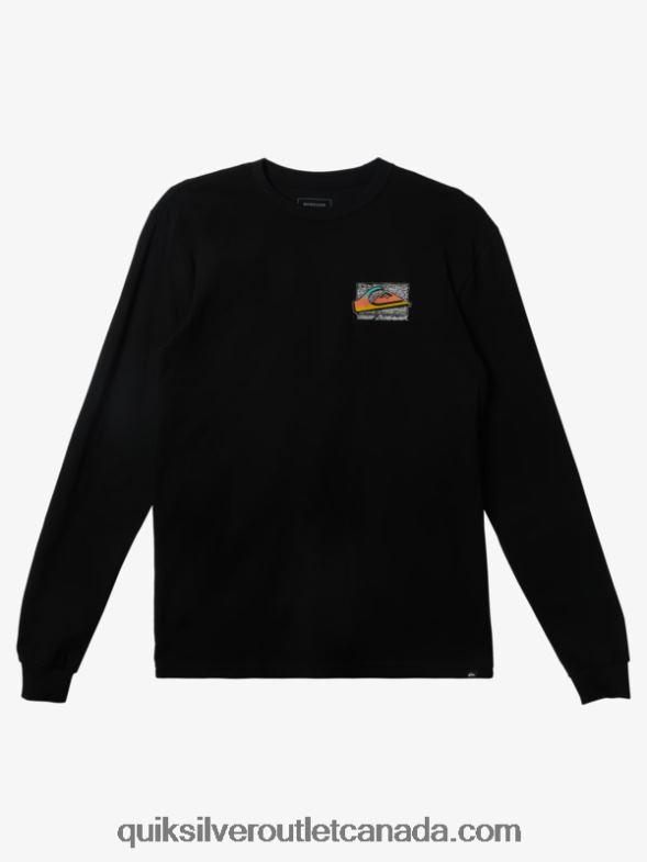 CA Quiksilver Men Retro Fade T-shirt black TX4R21213