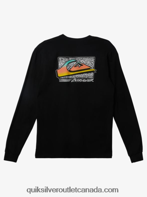 CA Quiksilver Men Retro Fade T-shirt black TX4R21213