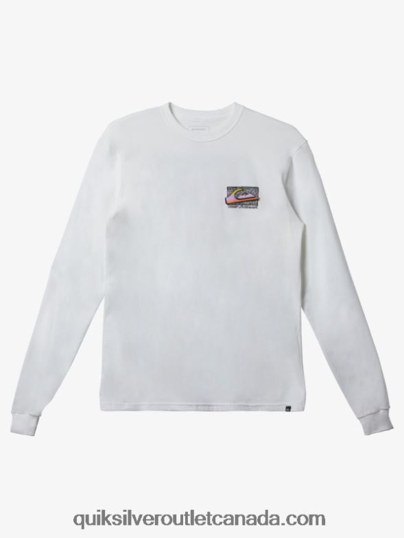 CA Quiksilver Men Retro Fade T-shirt white TX4R21214