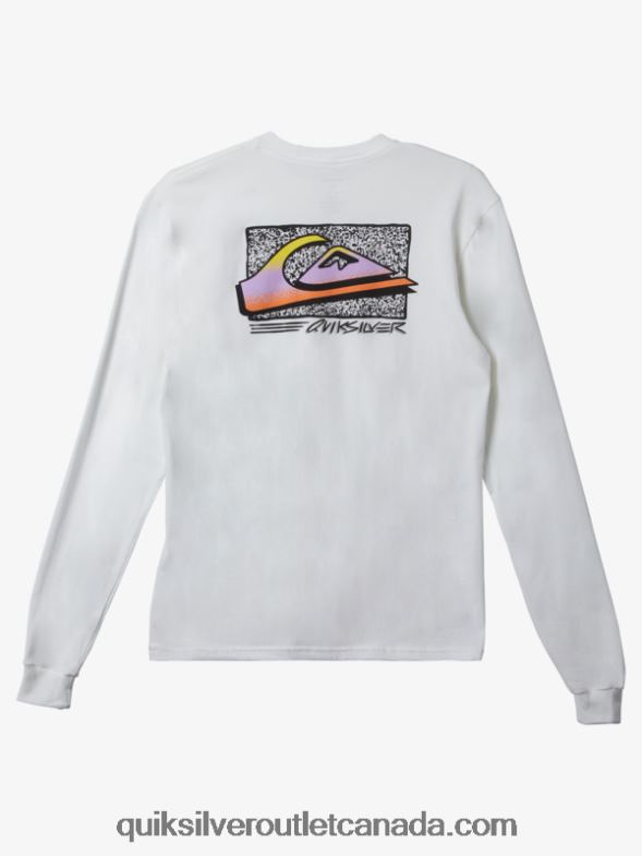 CA Quiksilver Men Retro Fade T-shirt white TX4R21214