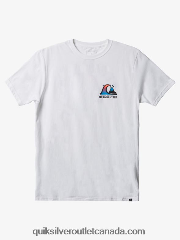 CA Quiksilver Men River Bend T-Shirt white TX4R21518