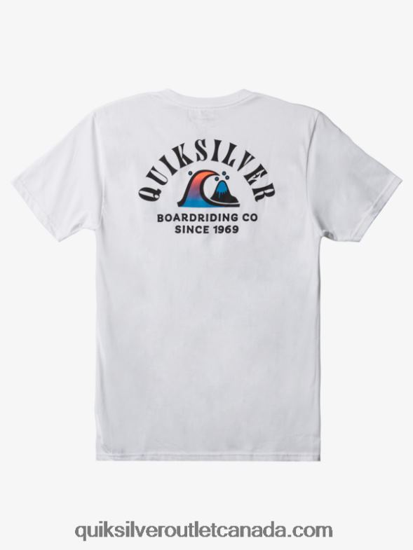 CA Quiksilver Men River Bend T-Shirt white TX4R21518