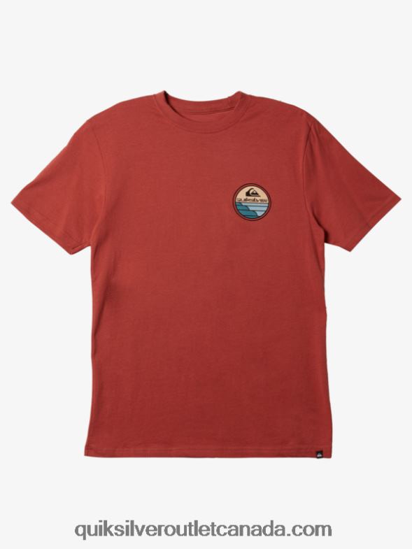 CA Quiksilver Men Scenic Journey T-shirt marsala TX4R21145