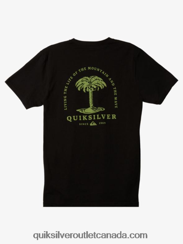 CA Quiksilver Men Sea Palm T-shirt black TX4R21024