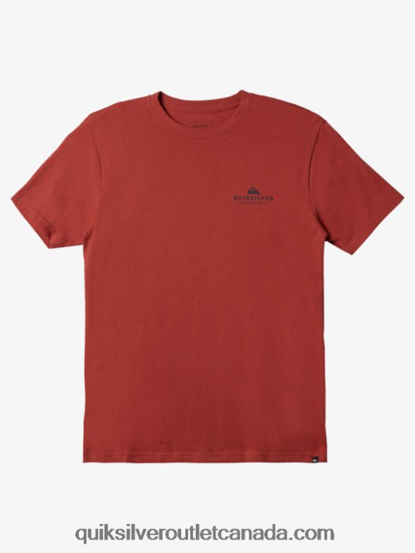 CA Quiksilver Men Sea Palm T-shirt marsala TX4R21022