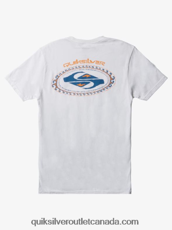 CA Quiksilver Men Second Skin T-Shirt white TX4R21152