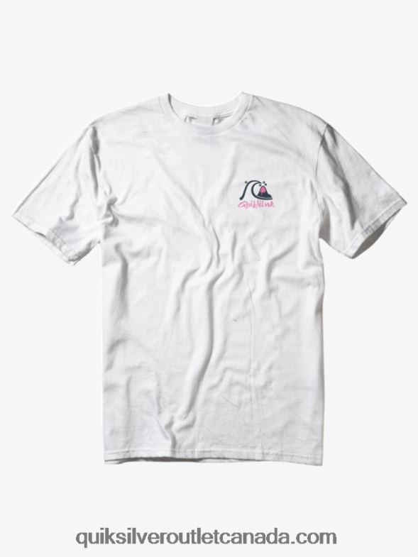 CA Quiksilver Men Shadow Show T-Shirt antique white TX4R21394