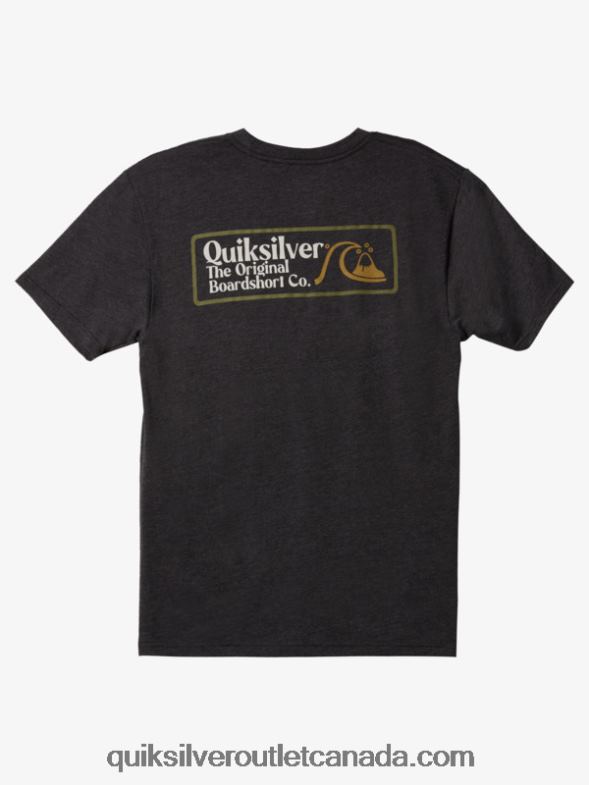CA Quiksilver Men Square Biz Mod T-shirt charcoal heather TX4R21189