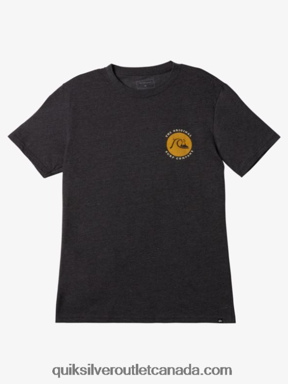 CA Quiksilver Men Stamped T-Shirt charcoal heather TX4R2411