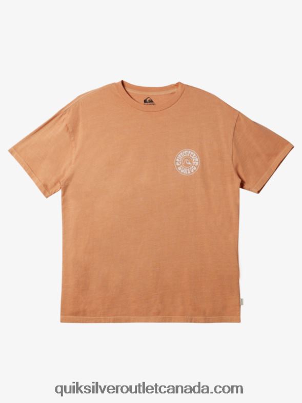 CA Quiksilver Men Stranger Days T-Shirt copper tan TX4R2753