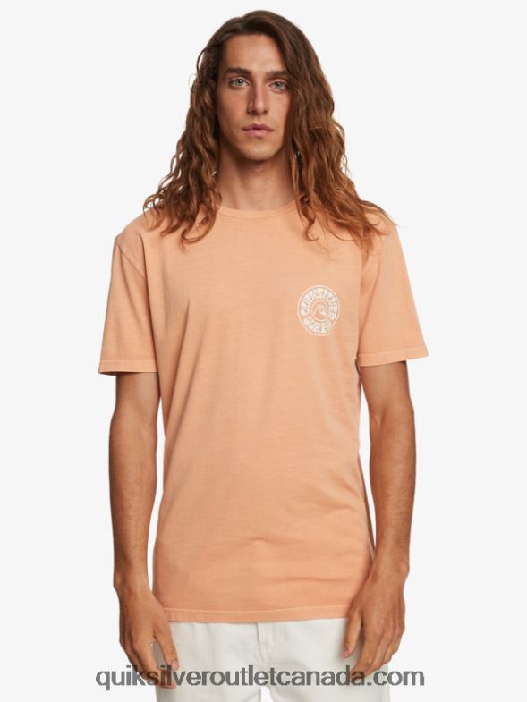 CA Quiksilver Men Stranger Days T-Shirt copper tan TX4R2753